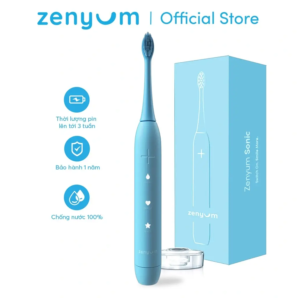 Bàn Chải Điện ZENYUMSONIC - Sự lựa chọn hoàn hảo cho nụ cười. Hướng dẫn cách mua sắm và săn mã giảm giá bàn chải điện ZENYUMSONIC